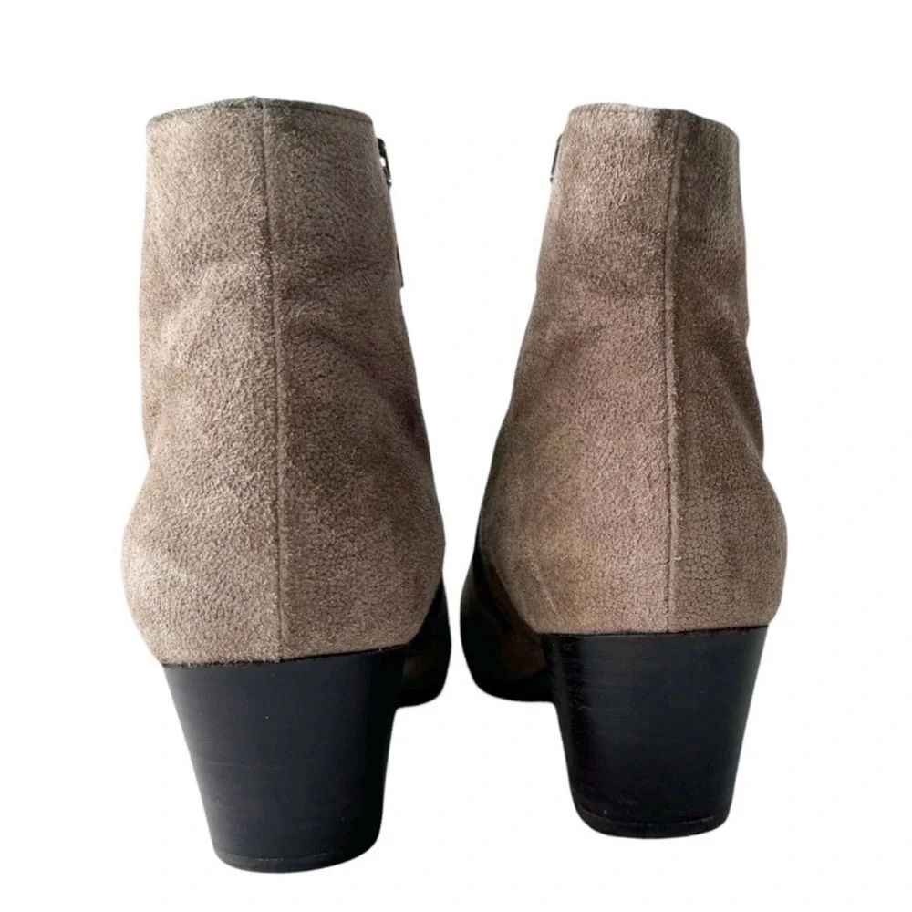 Aquatalia Women's Tan Ankle Booties- Made in Italy. Size 10